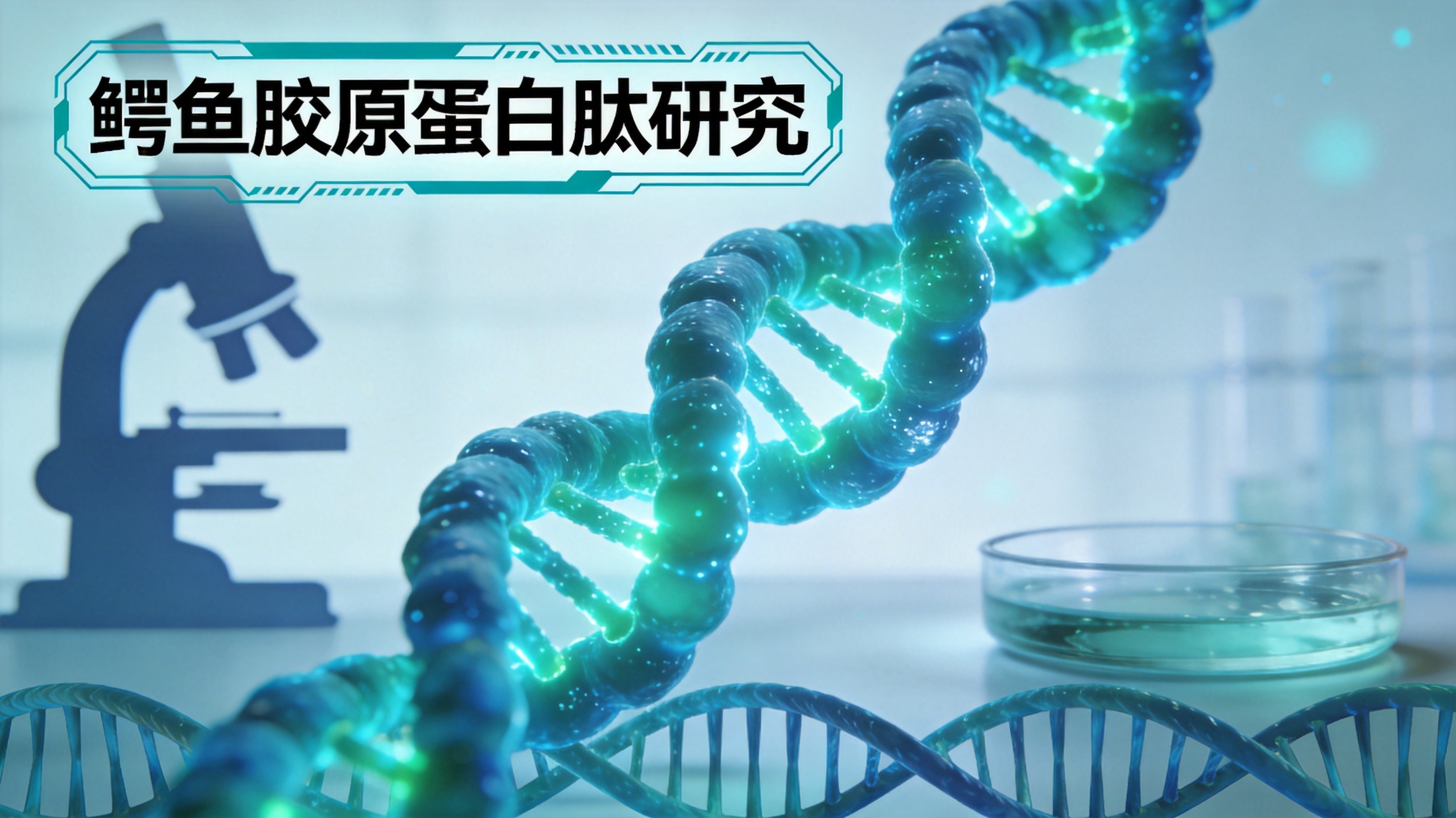 鳄鱼胶原蛋白肽分子结构研究