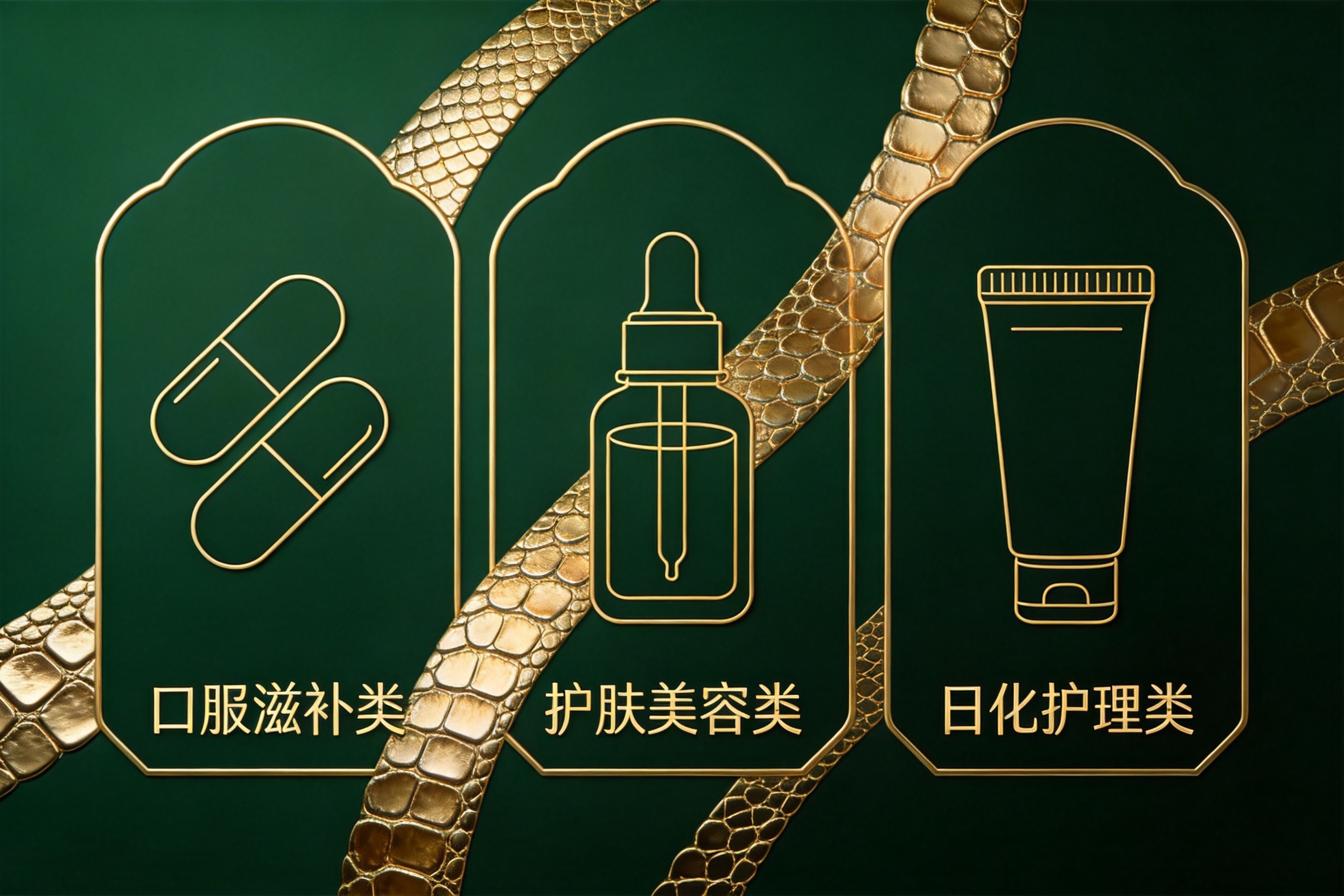 鳄鱼保健品三大产品矩阵